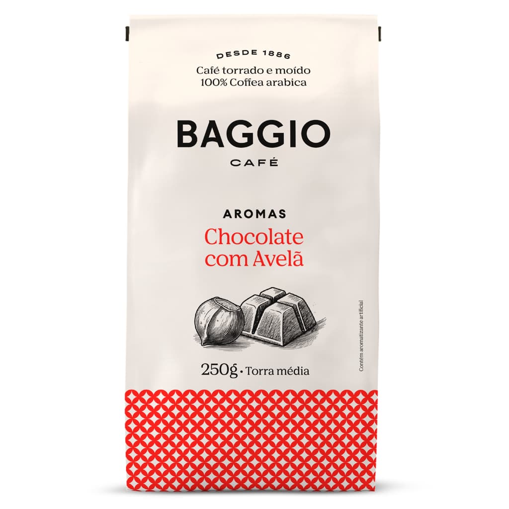 Baggio Café - Café Torrado e Moído Aromas Chocolate com Avelã 250g