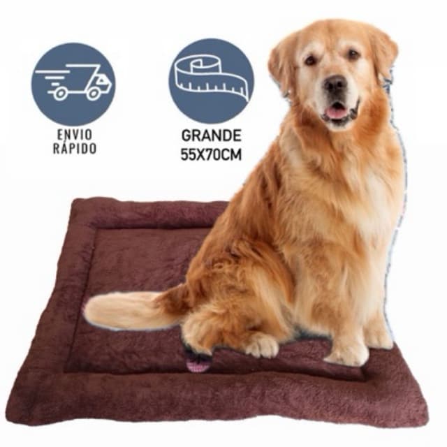 Colchonete Cama Pet Grande Quentinha Soft Macio Pet Medio