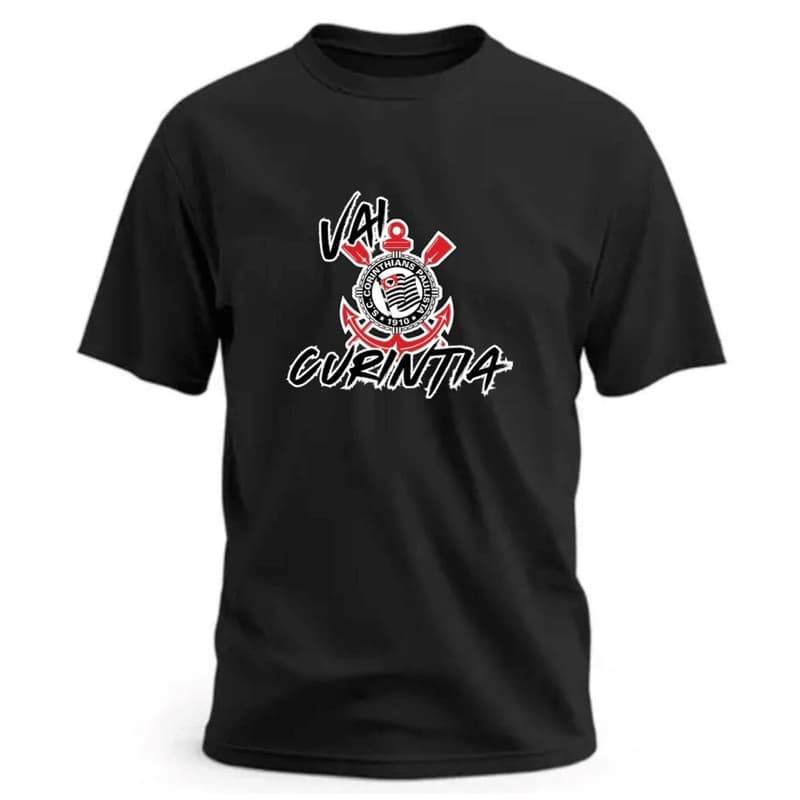Camiseta Camisa Timão Blusa Curíntia Masculina Lançamento