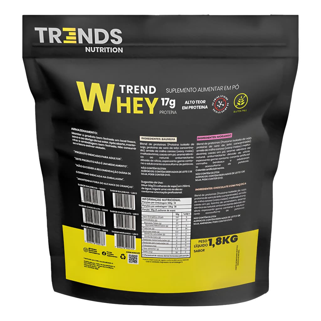 Whey Protein Recuperação Muscular Suplemento Sem Glutén