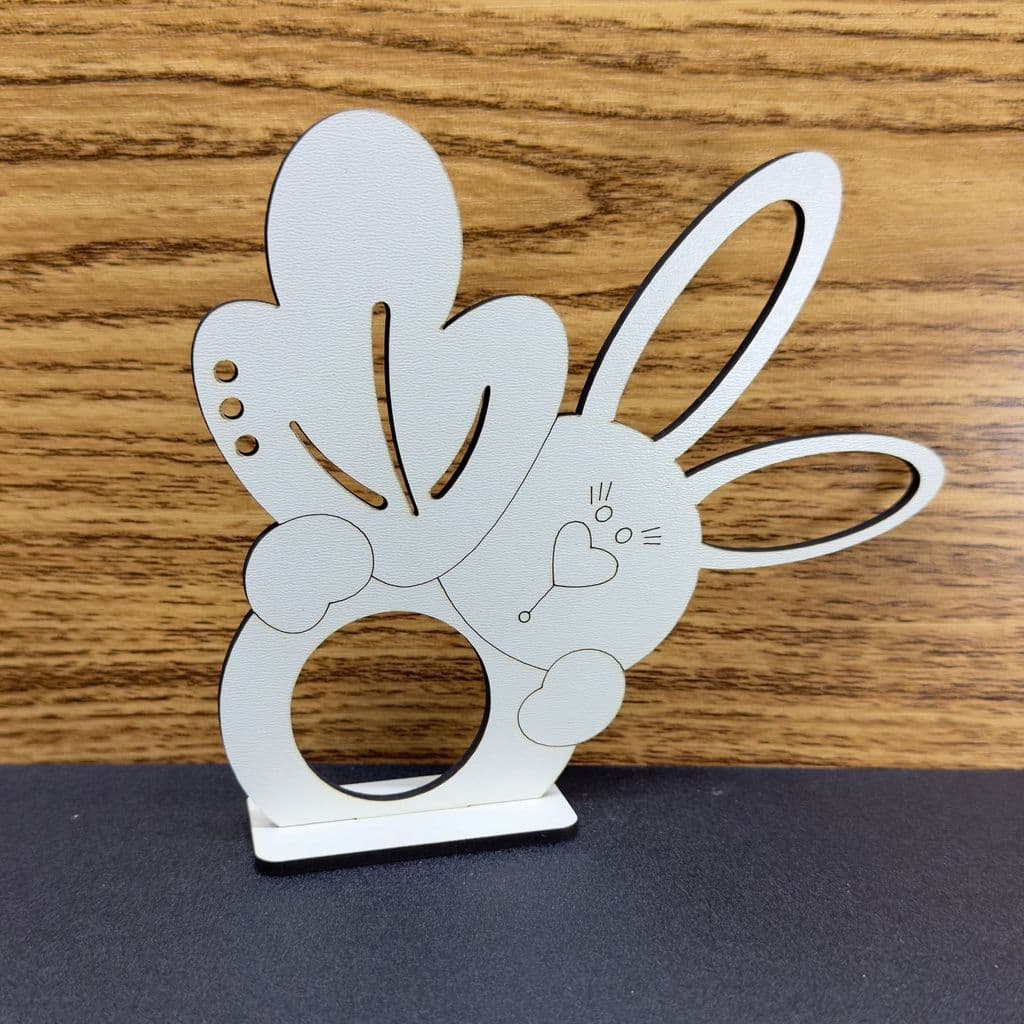 Kit Lembrancinha de Páscoa em MDF Porta Bombom Chocolate Coelhinho Personalizado