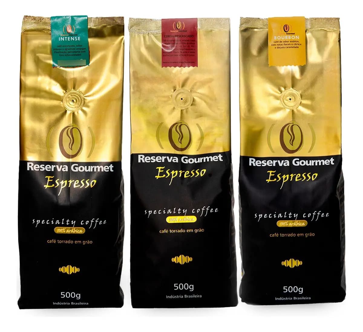 Café Gourmet Em Grãos Sabores 1 Pct De 500g Torra Fresca