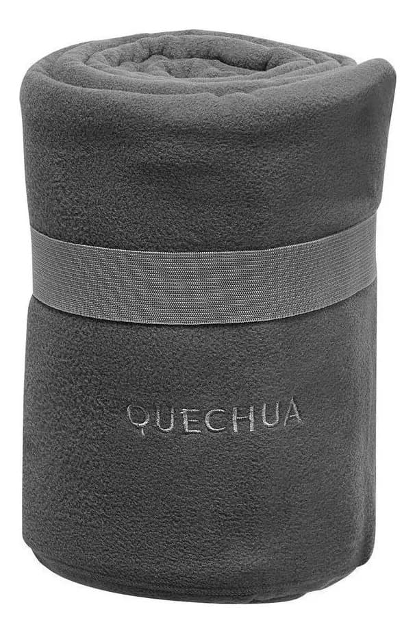 Cobertor Fleece De Camping - Cor Cinza