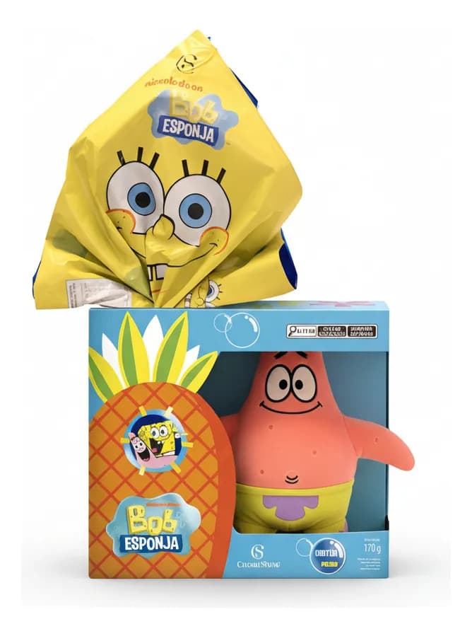 Ovo De Páscoa 2026 Cacau Show Bob Esponja Pelúcia Patrick