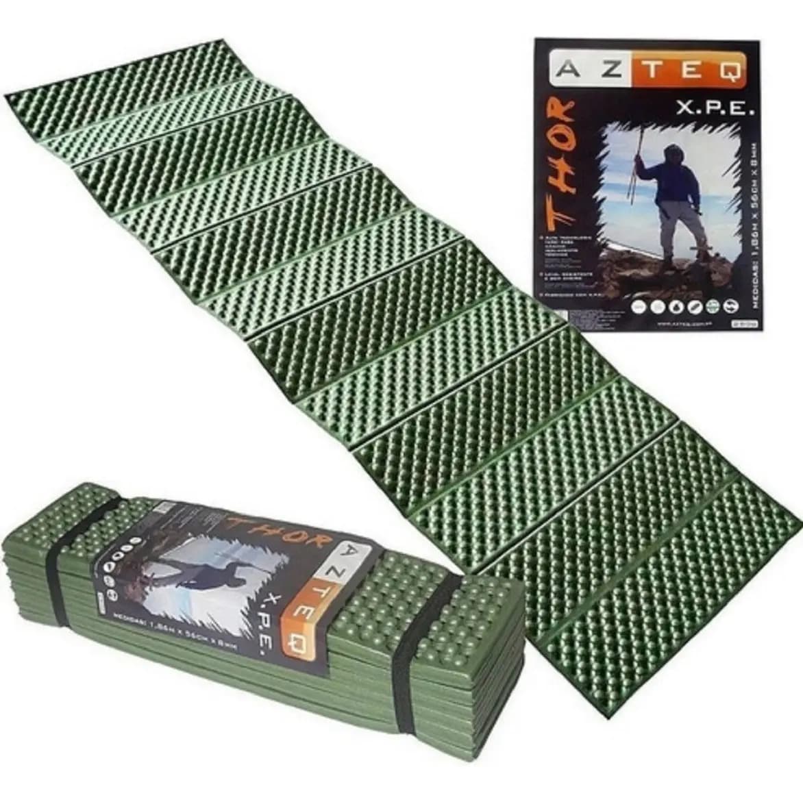 Isolante Térmico Azteq Thor Dobrável XPE 180x50cm 1cm Verde