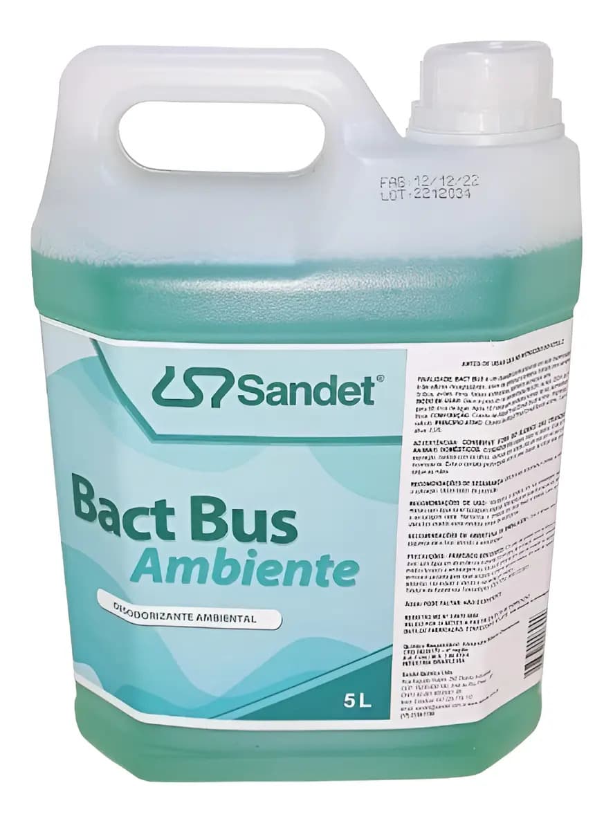 Solvente Para Banheiro Químico Bact Bus Sandet de 5 Litros