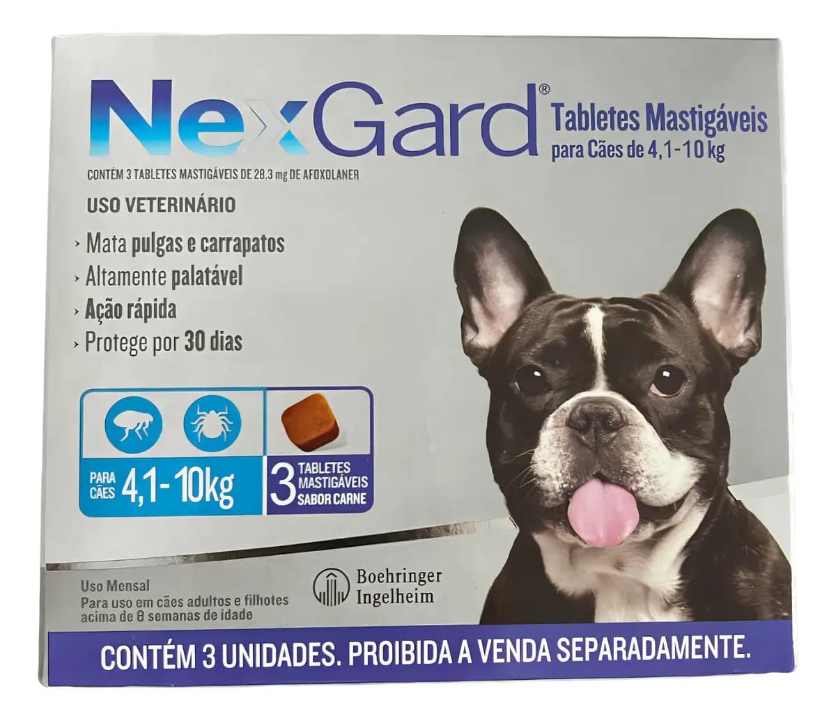 Nexgard Antipulgas E Carrapatos 4kg A 10kg