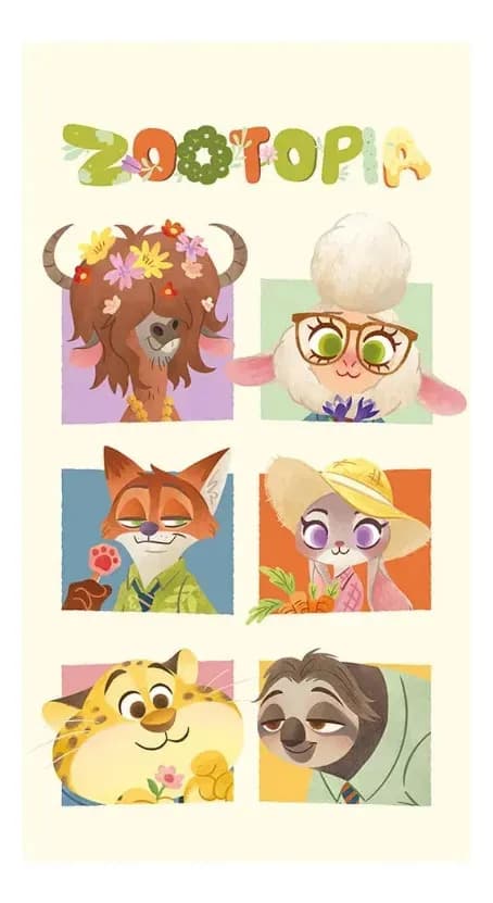 Toalha Banho Infantil 70x130 Velour Dohler Zootopia 02