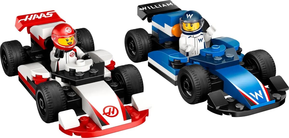 Lego Carros De Corrida De F1 Da Williams Racing E Haas 60464