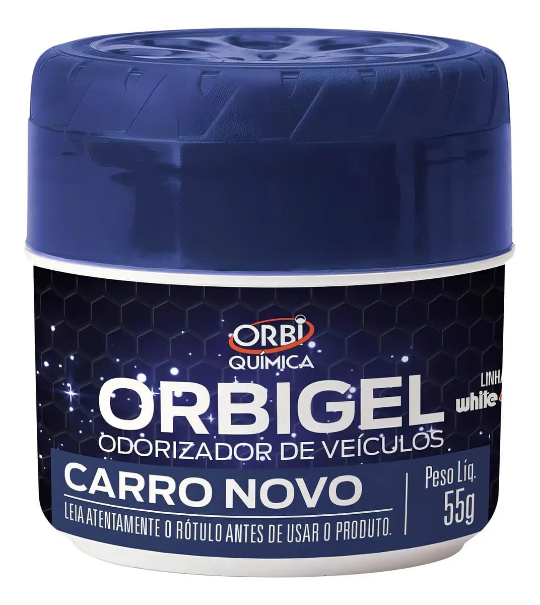 Aromatizante Orbigel Gel Carro 55g Orbi Quimica
