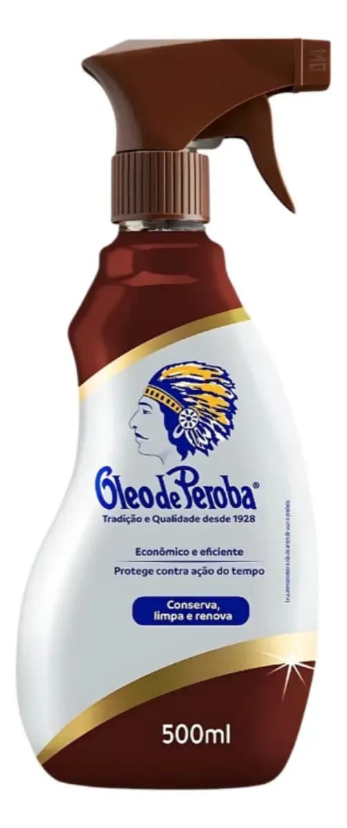 Spray Oleo De Peroba Madeiras Liquida Embalagem Econômica 500mL